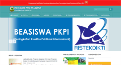 Desktop Screenshot of pasca.unand.ac.id